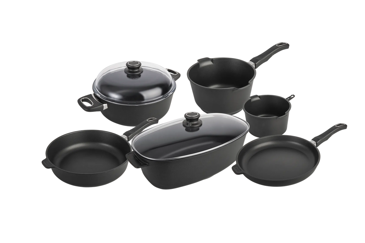 Kit Gastronomique Poele Sauteuse Cocotte Casserole rotissoire haut de gamme induction gastrolux