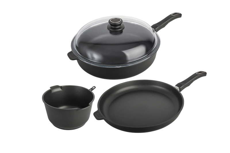 Kit Indispensable Poele Sauteuse Casserole haut de gamme de cuisine induction gastrolux