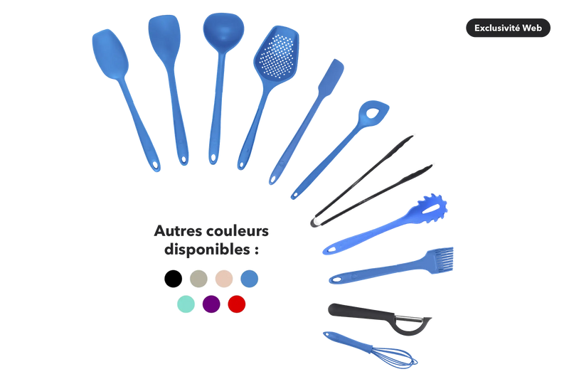 Kit de utensilios de silicona