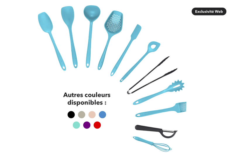 Kit de utensilios de silicona