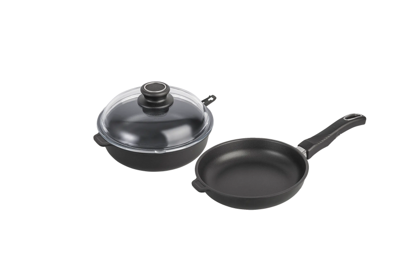 Batterie de cuisine haut de gamme induction Poele Sauteuse Kit Decouverte Gastrolux France