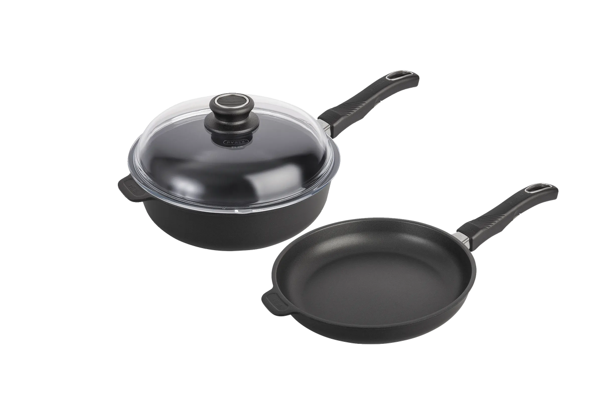 Batterie de cuisine haut de gamme induction Poele Sauteuse Kit Decouverte Gastrolux France