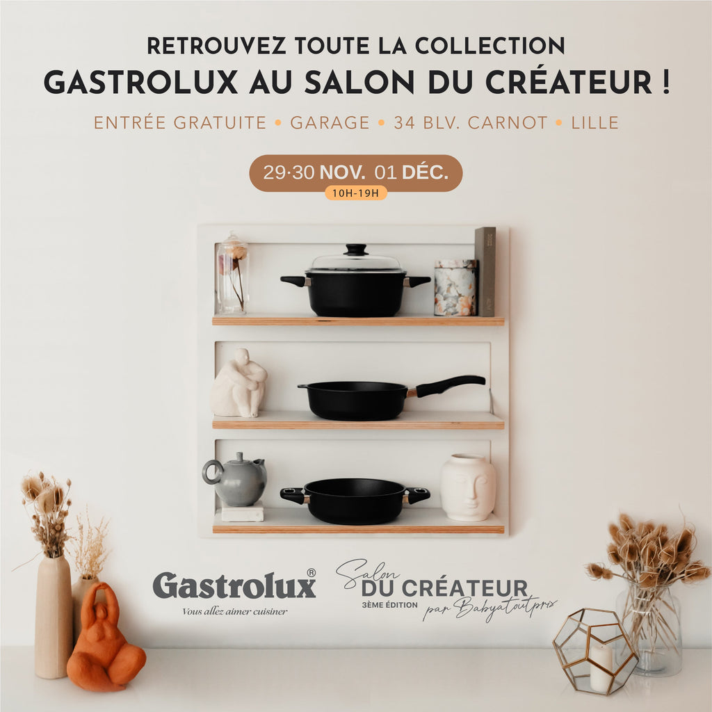 Batterie de cuisine haut de gamme Induction Gastrolux