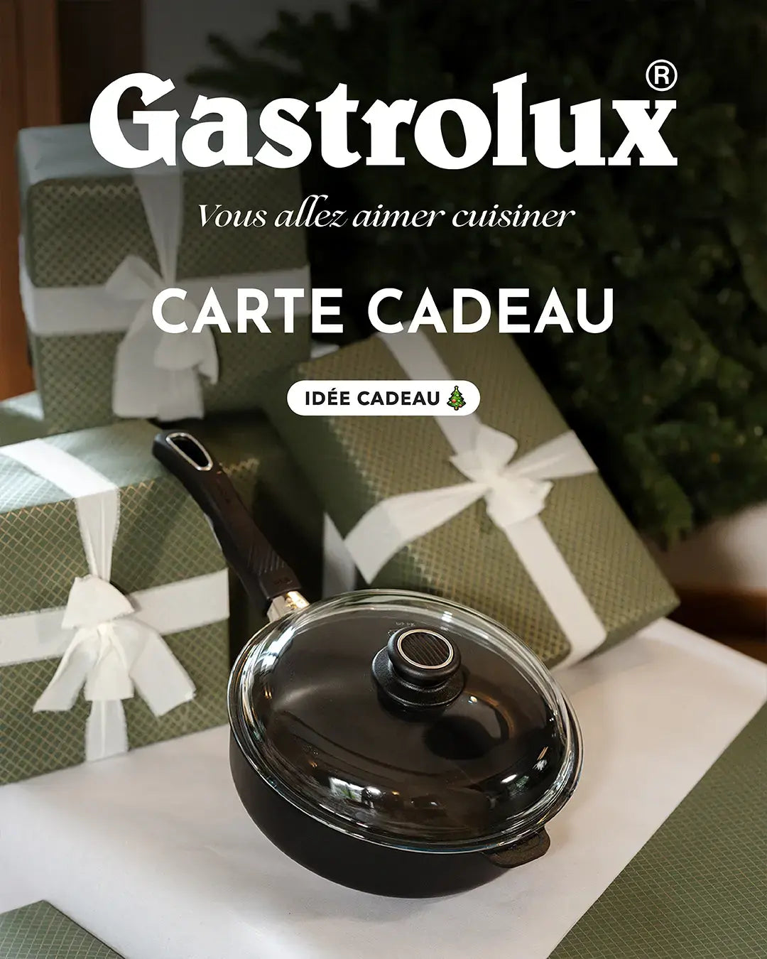 Carte cadeau Gastrolux parfaite pour un cadeau de Noël, anniversaire, mariage