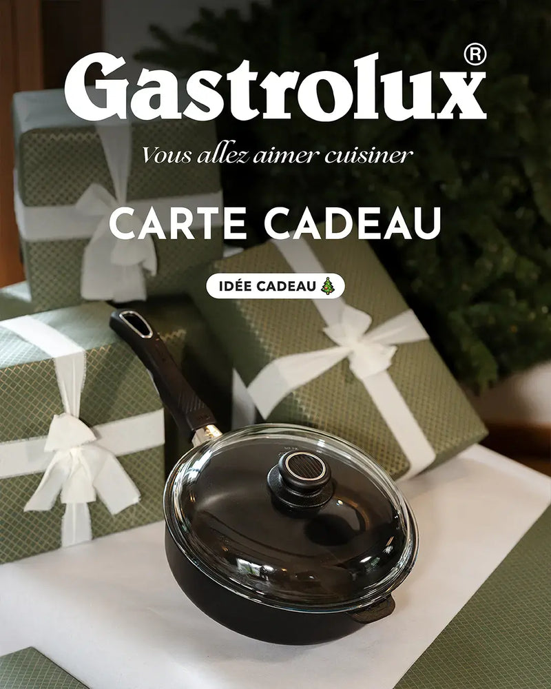 Carte cadeau Gastrolux parfaite pour un cadeau de Noël, anniversaire, mariage