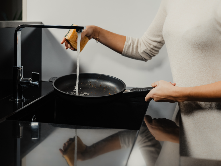 Poêle de cuisine haut de gamme Induction