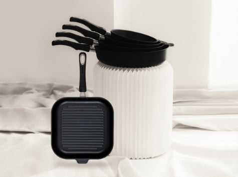 Kit Saveur Gastrolux Grill Haut de Gamme et Sauteuse Induction Haut de gamme