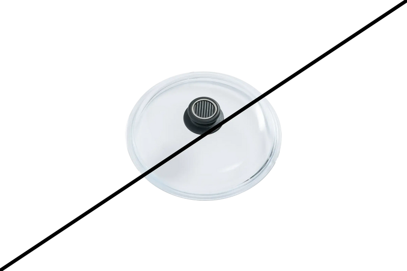 Tapa de alto domo en borosilicato