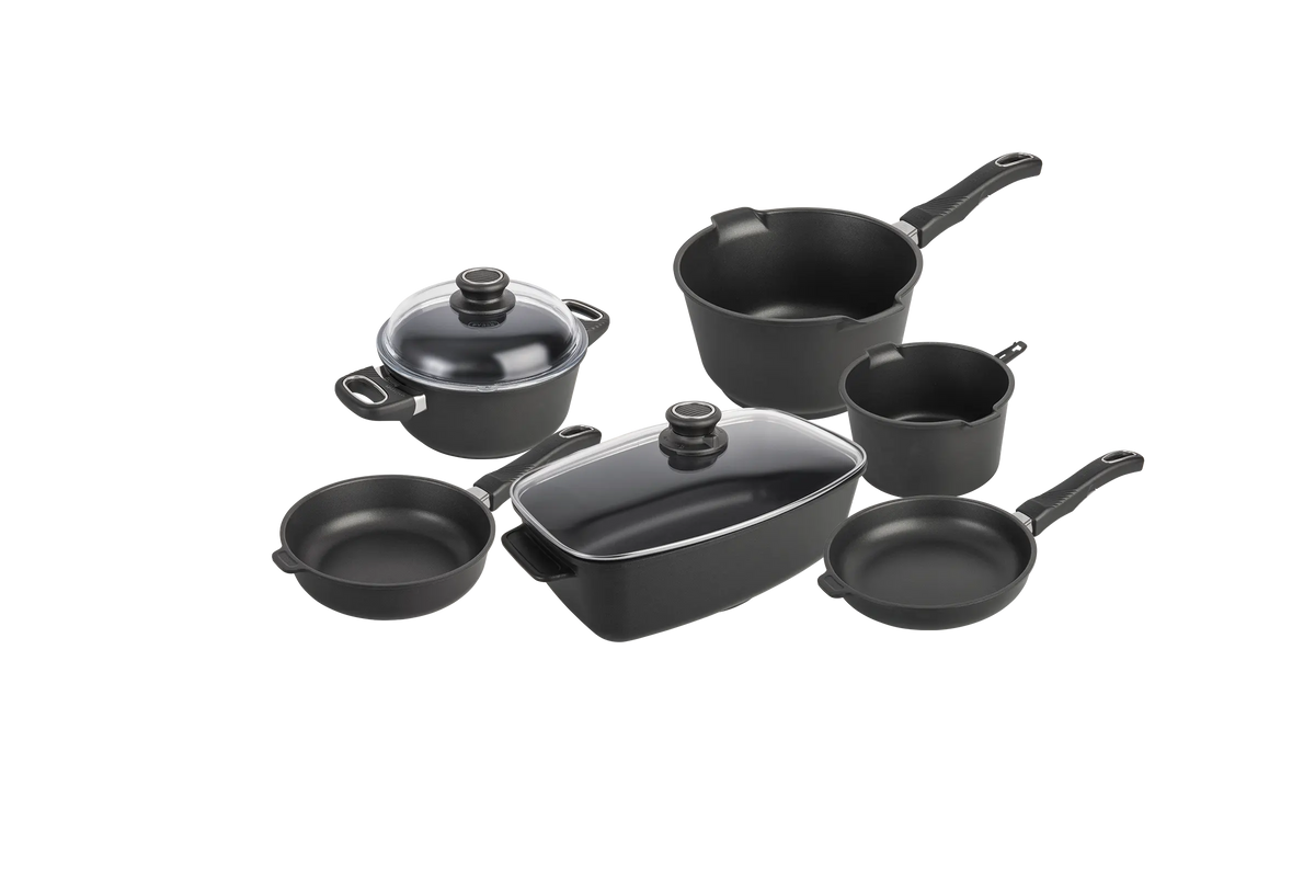 Kit Gastronomique Poele Sauteuse Cocotte Casserole rotissoire haut de gamme induction gastrolux