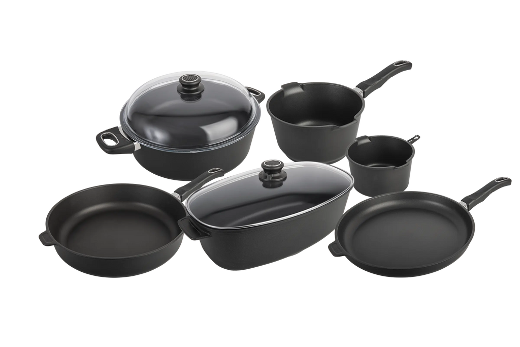 Kit Gastronomique Poele Sauteuse Cocotte Casserole rotissoire haut de gamme induction gastrolux