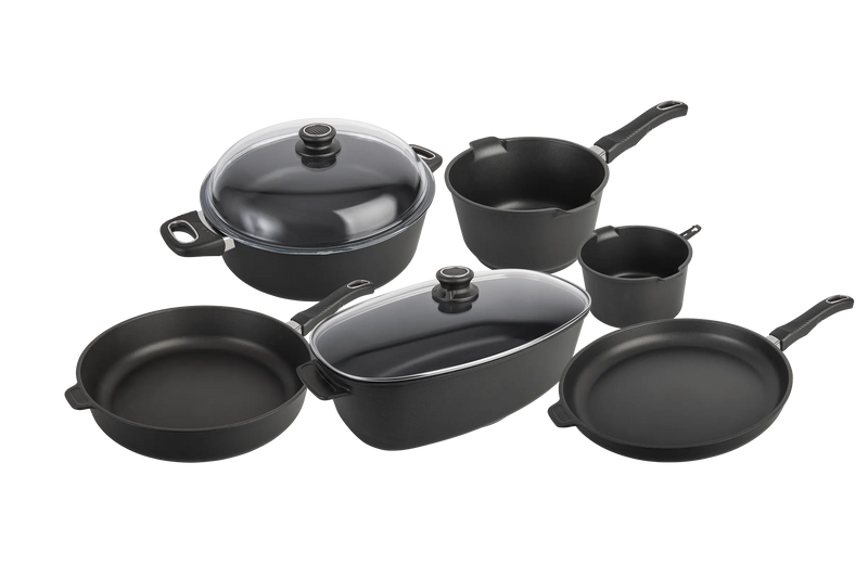 Kit Gastronomique Poele Sauteuse Cocotte Casserole rotissoire haut de gamme induction gastrolux