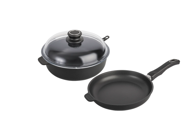 Batterie de cuisine haut de gamme induction Poele Sauteuse Kit Decouverte Gastrolux France