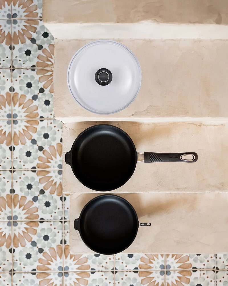 Batterie de cuisine haut de gamme induction Poele Sauteuse Kit Decouverte Gastrolux France